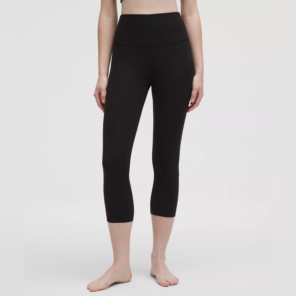 Lululemon Align High-Rise Crop 21” Black Leggings - Size 8